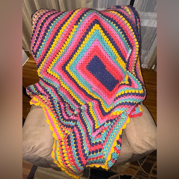 Crochet afghan blanket